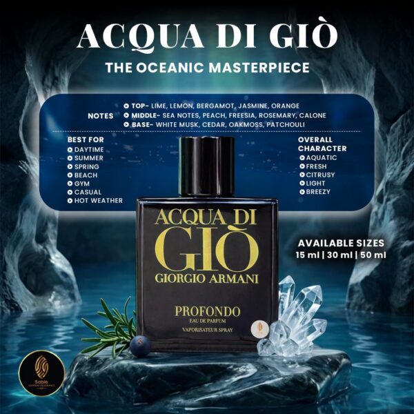 Acqua Di Gio inspired fragrance product view 3