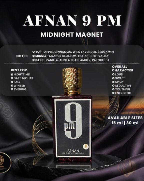 Afnan 9PM inspired fragrance product view 3