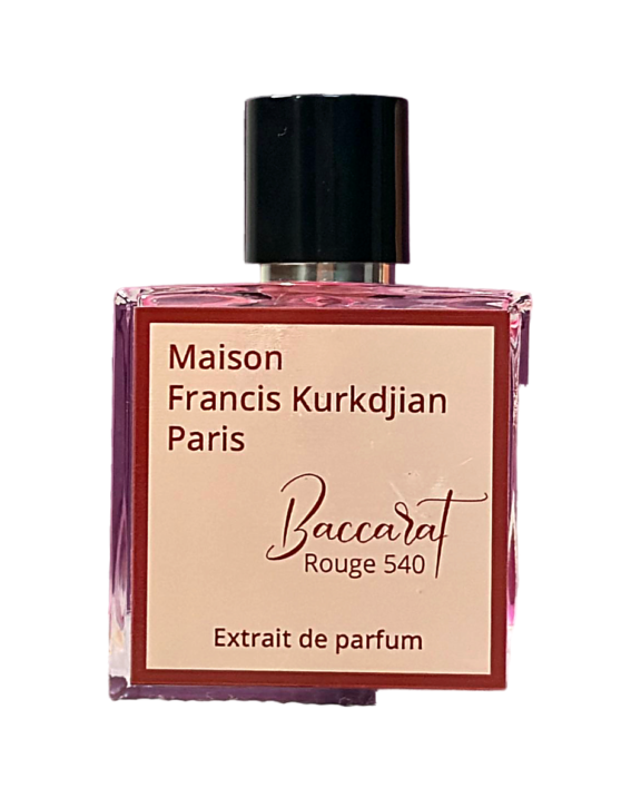 Baccarat Rouge 540 inspired fragrance bottle