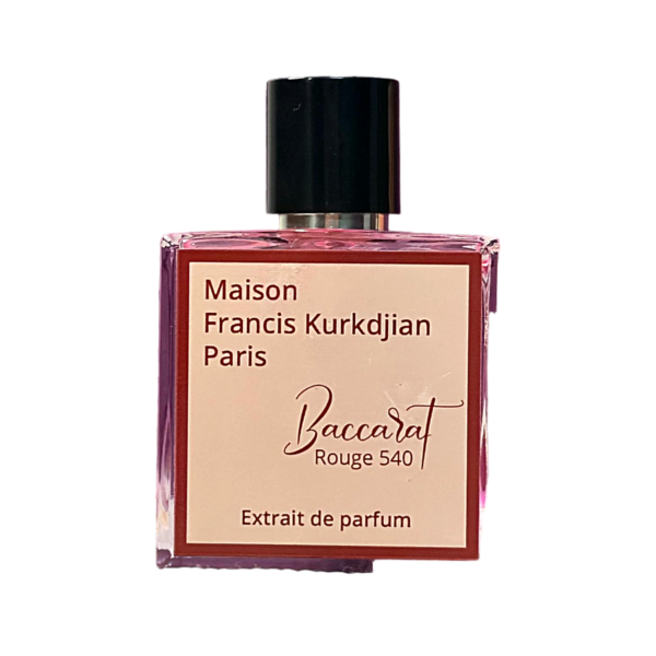Baccarat Rouge 540 inspired fragrance bottle