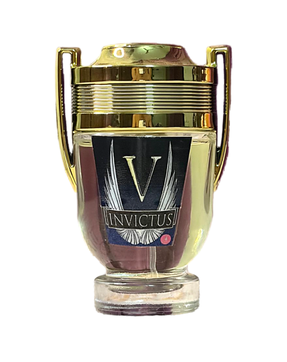 Invictus inspired fragrance bottle
