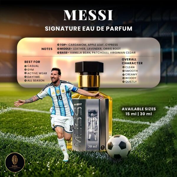 Messi inspired fragrance product view 3