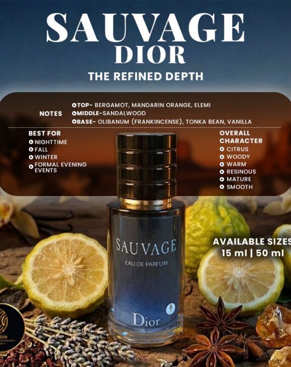 Sauvage Dior inspired fragrance product view 3