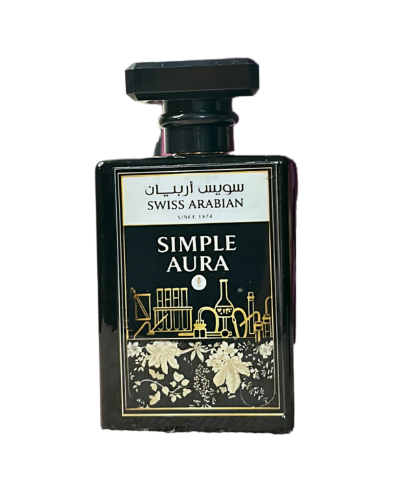 Simple Aura Swiss Arabian inspired fragrance bottle