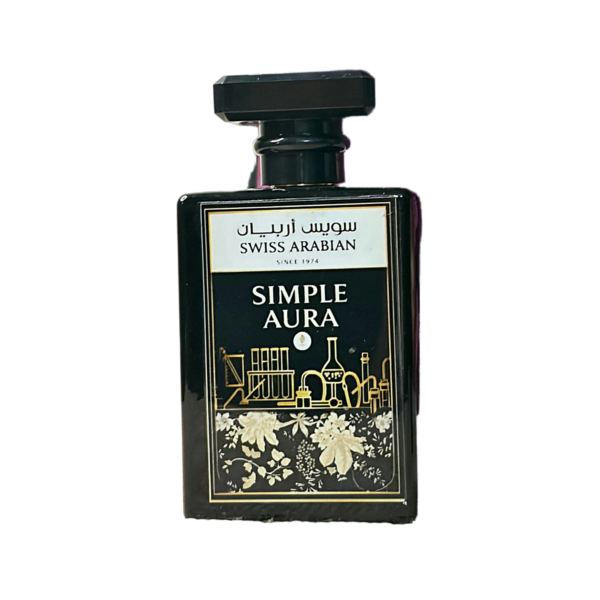 Simple Aura Swiss Arabian inspired fragrance bottle