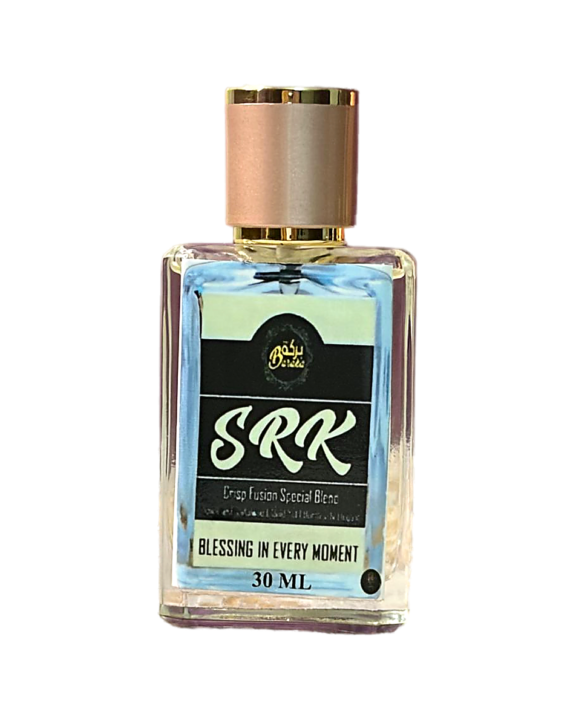 SRK inspired fragrance bottle