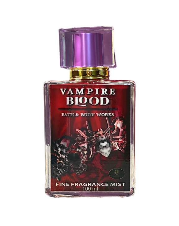 Vampire Blood inspired fragrance bottle